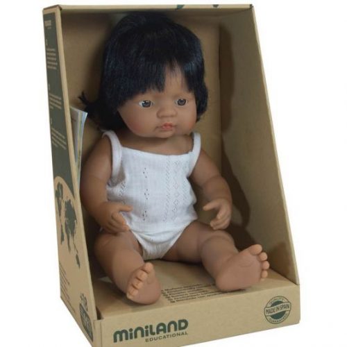 Miniland 38cm Female Hispanic Doll