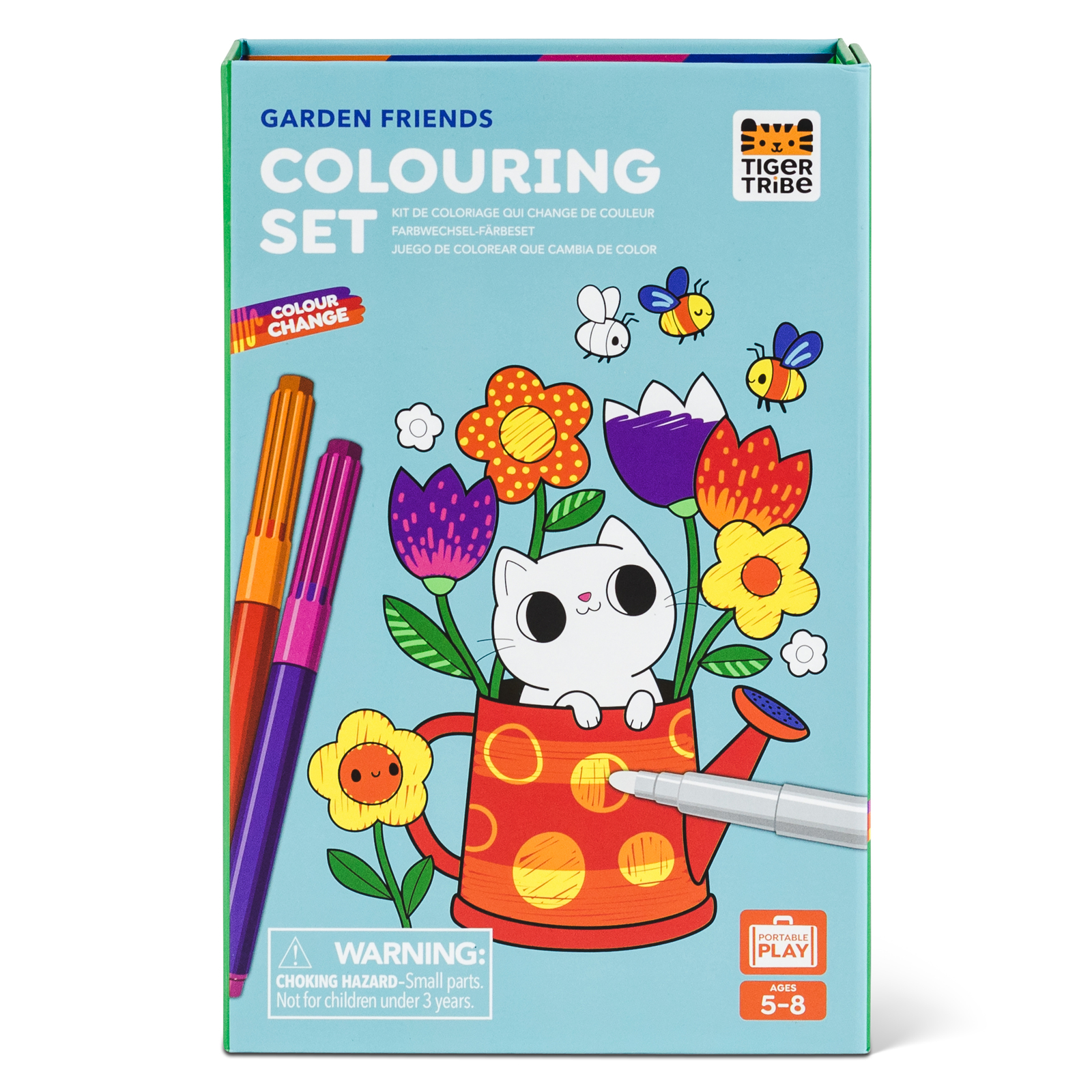 Colour Change Colouring Set Garden Friends