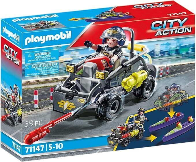 Playmobil Tactical Unit Multi-Terrain Quad