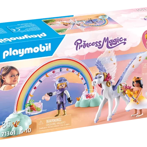 Playmobil Pegasus with Rainbow in the Clouds