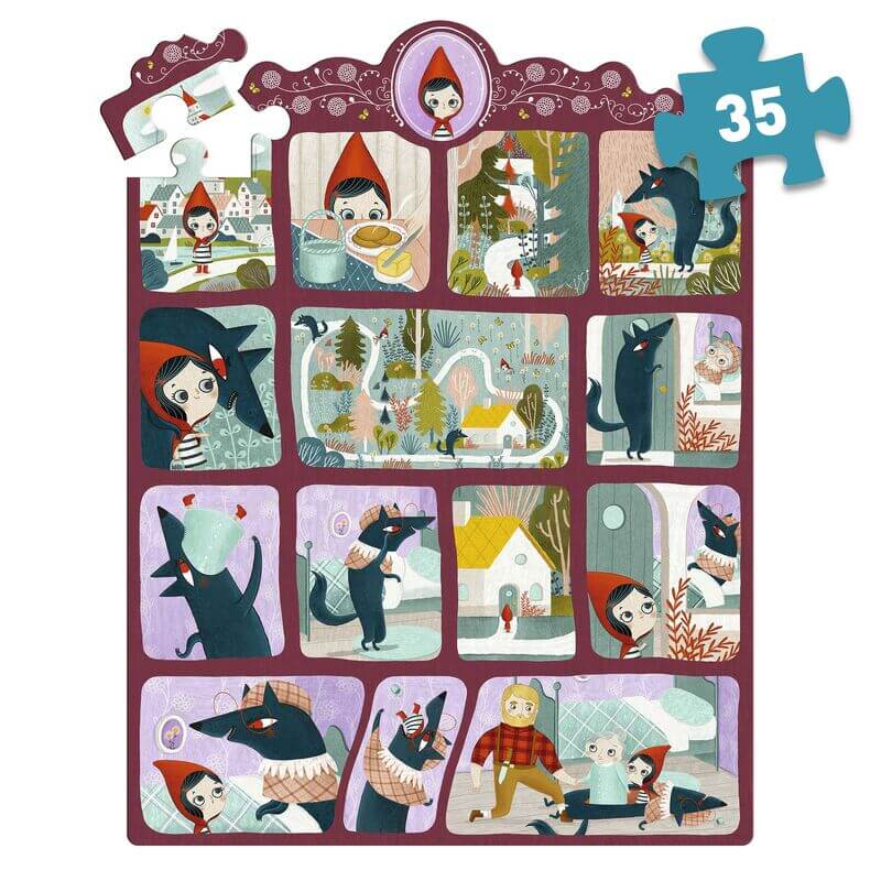 Story Puzzle 35pc Little Red Riding Hood