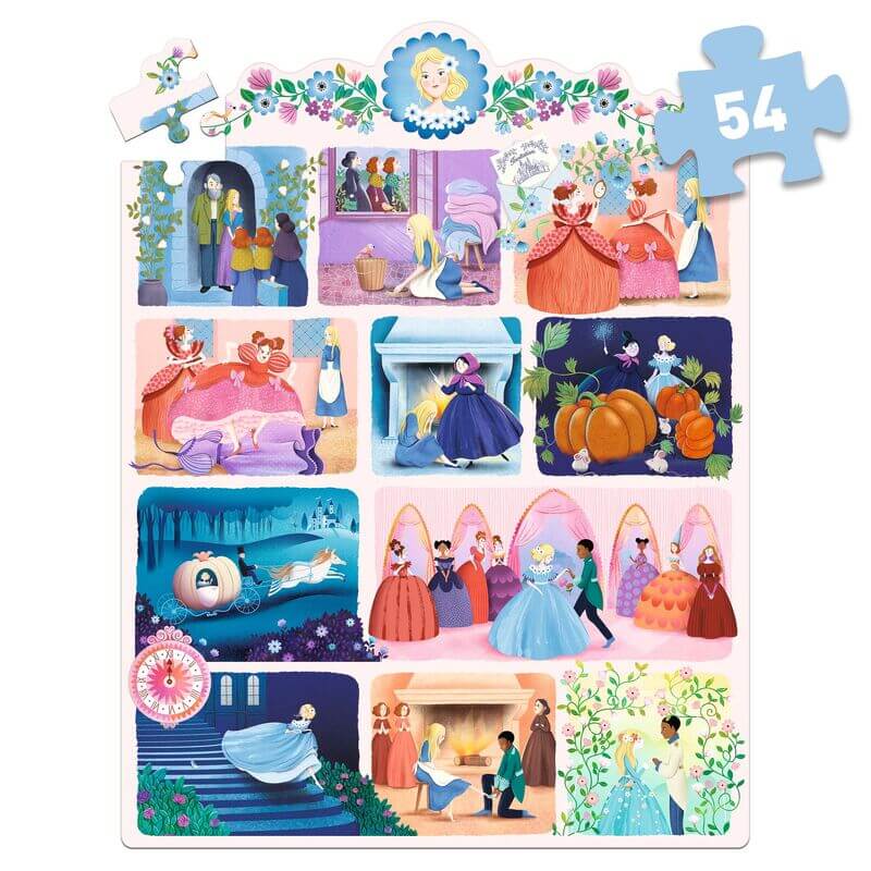 Story Puzzle 54pc Cinderella