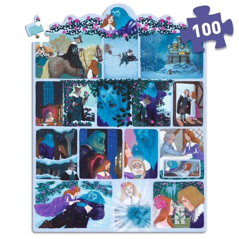 Story Puzzle 100pc Beauty and the Beast