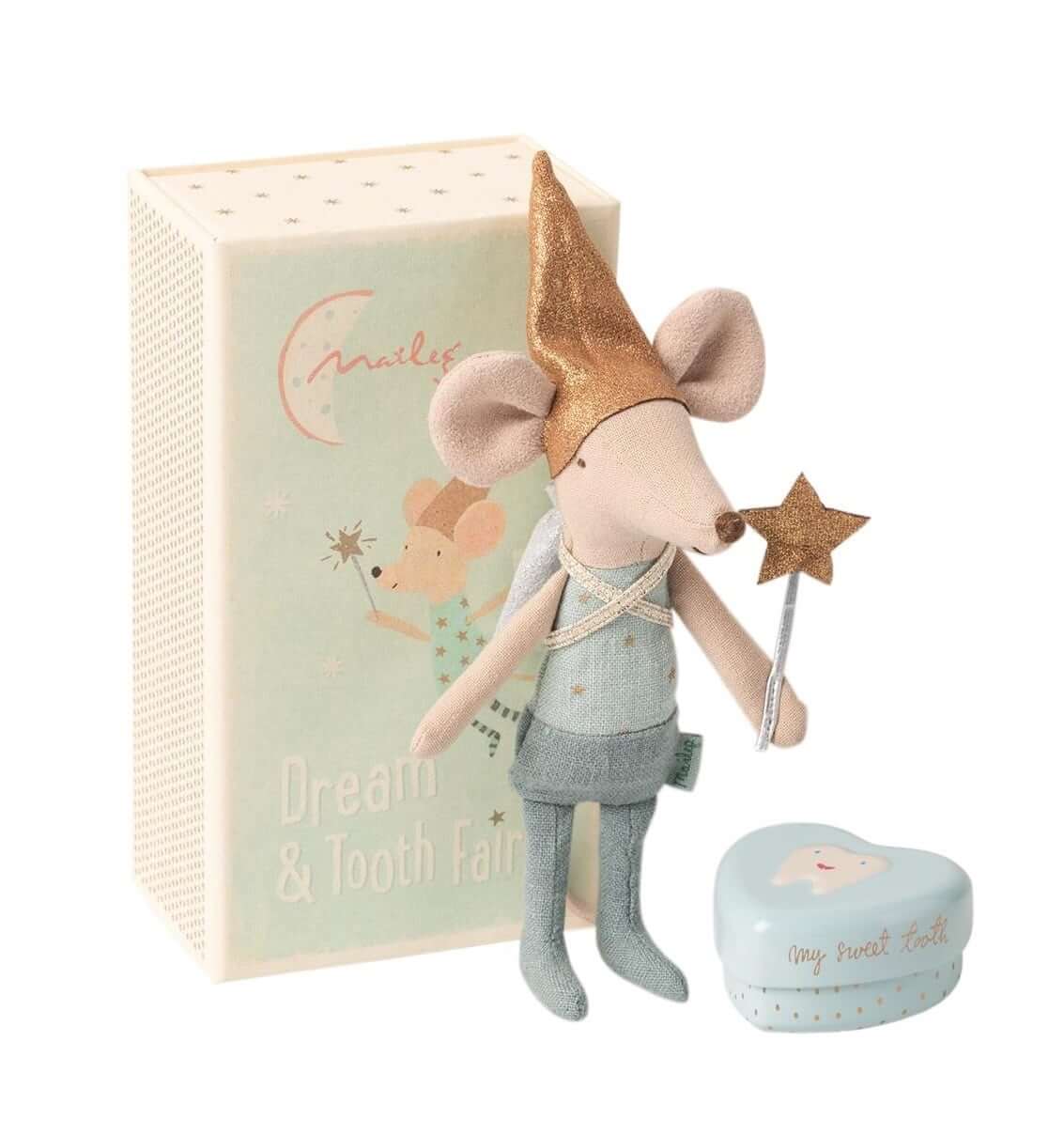 Maileg Tooth Fairy Mouse Blue