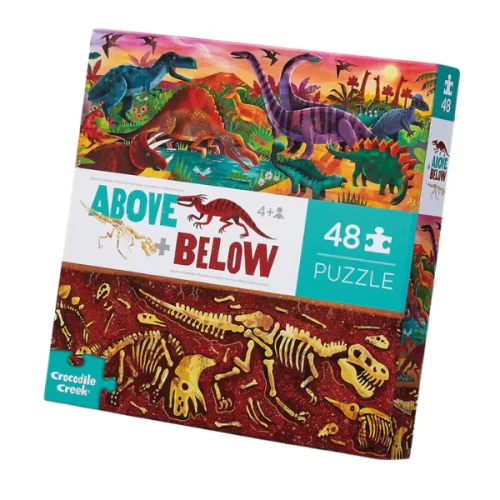 Above and Below Dinosaur World 48pc Puzzle