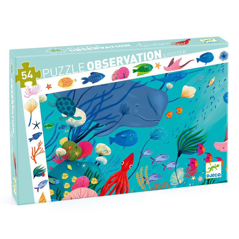 Djeco Observation Puzzle Aquatic 54pc