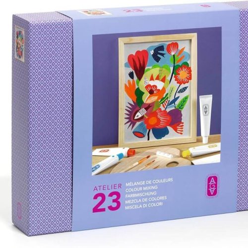Djeco Atelier 23 - Abstract Canvas Painting Kit