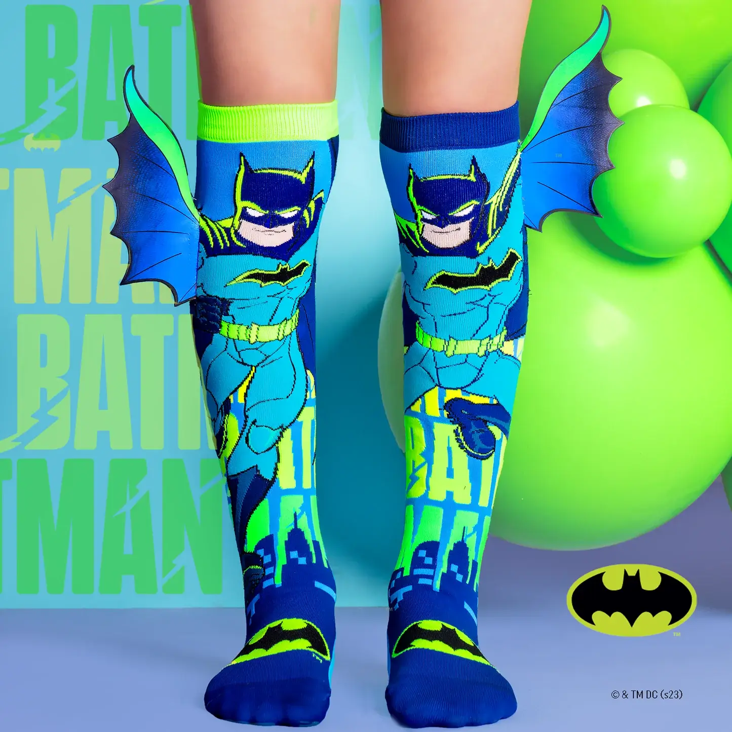 MADMIA Batman Neon Socks (3-5yrs)