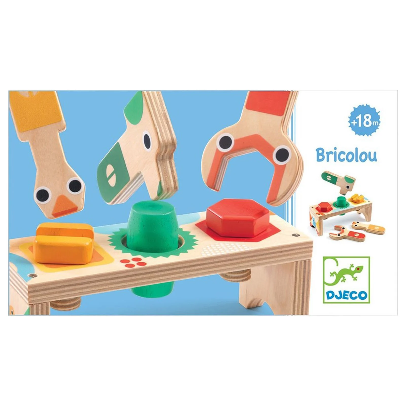 Djeco Bricolou Wood Tool Set