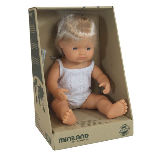 Miniland 38cm Caucasian Boy Doll