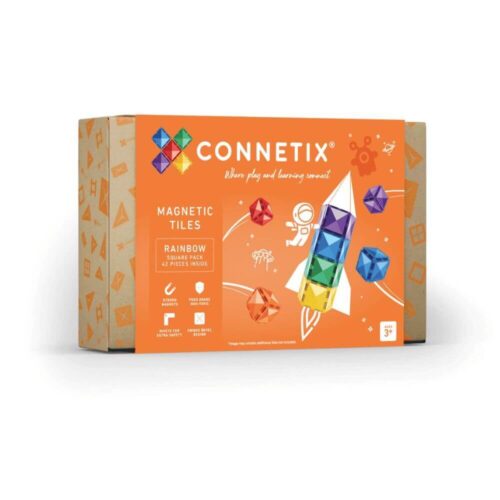 Connetix 42 pc Rainbow Square Pack