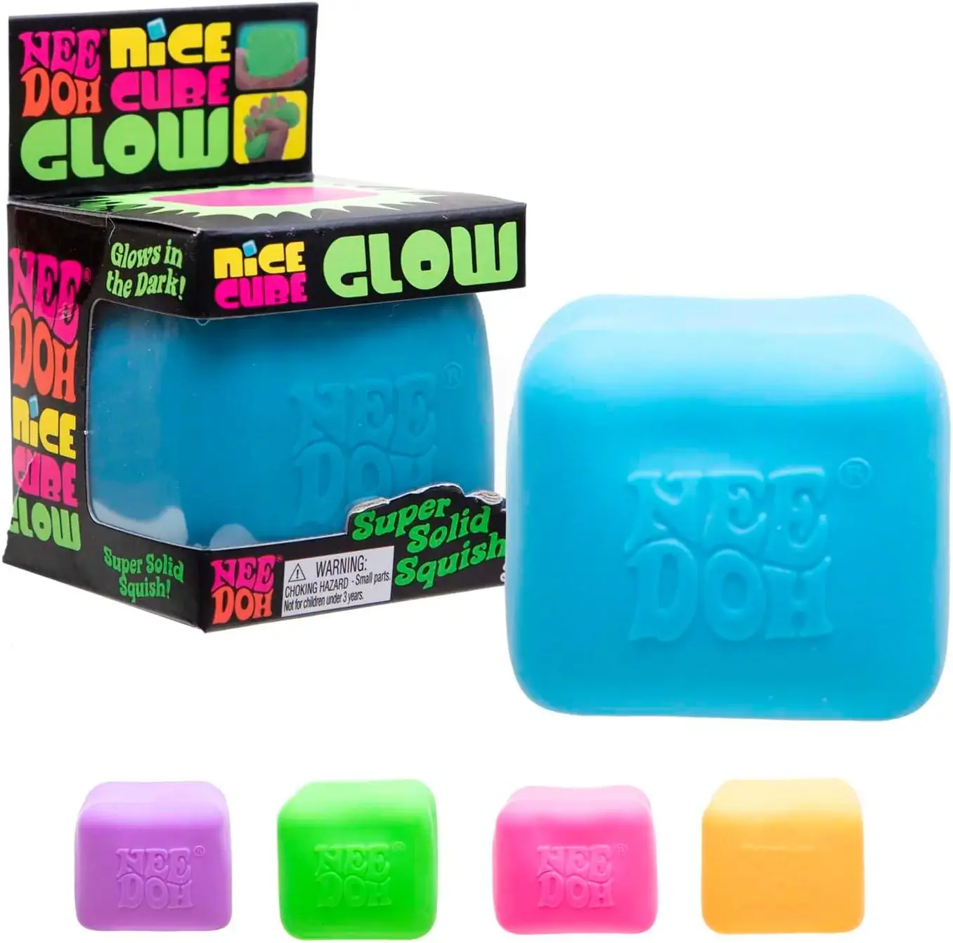 Nee Doh Nice Cube Glow