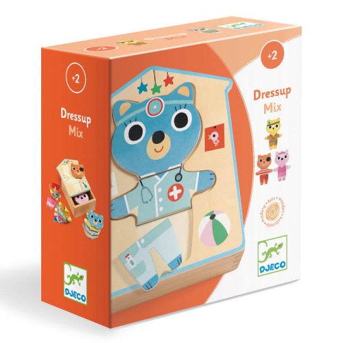 Djeco Dress up Wooden Puzzle Set