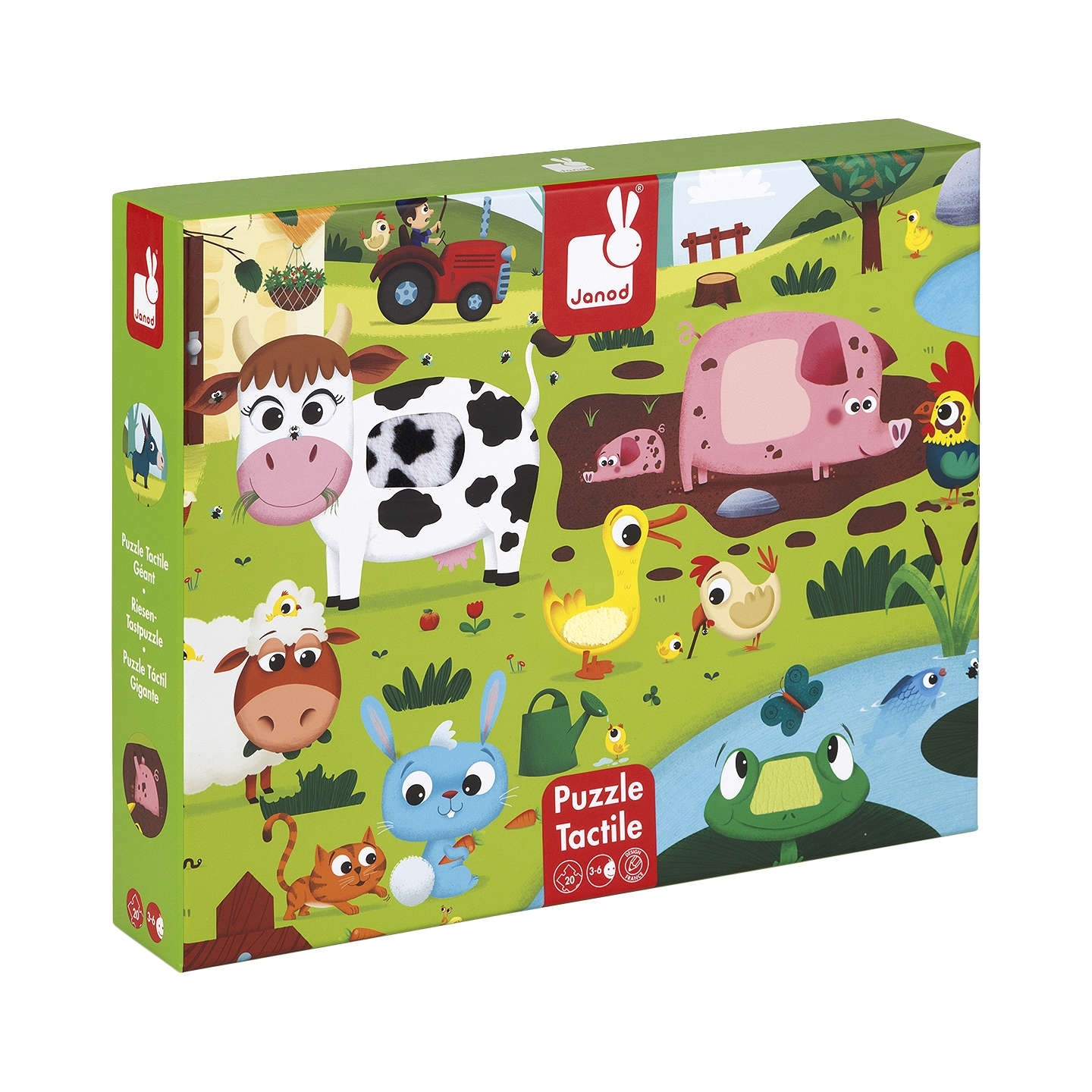 Janod Tactile Puzzle Farm