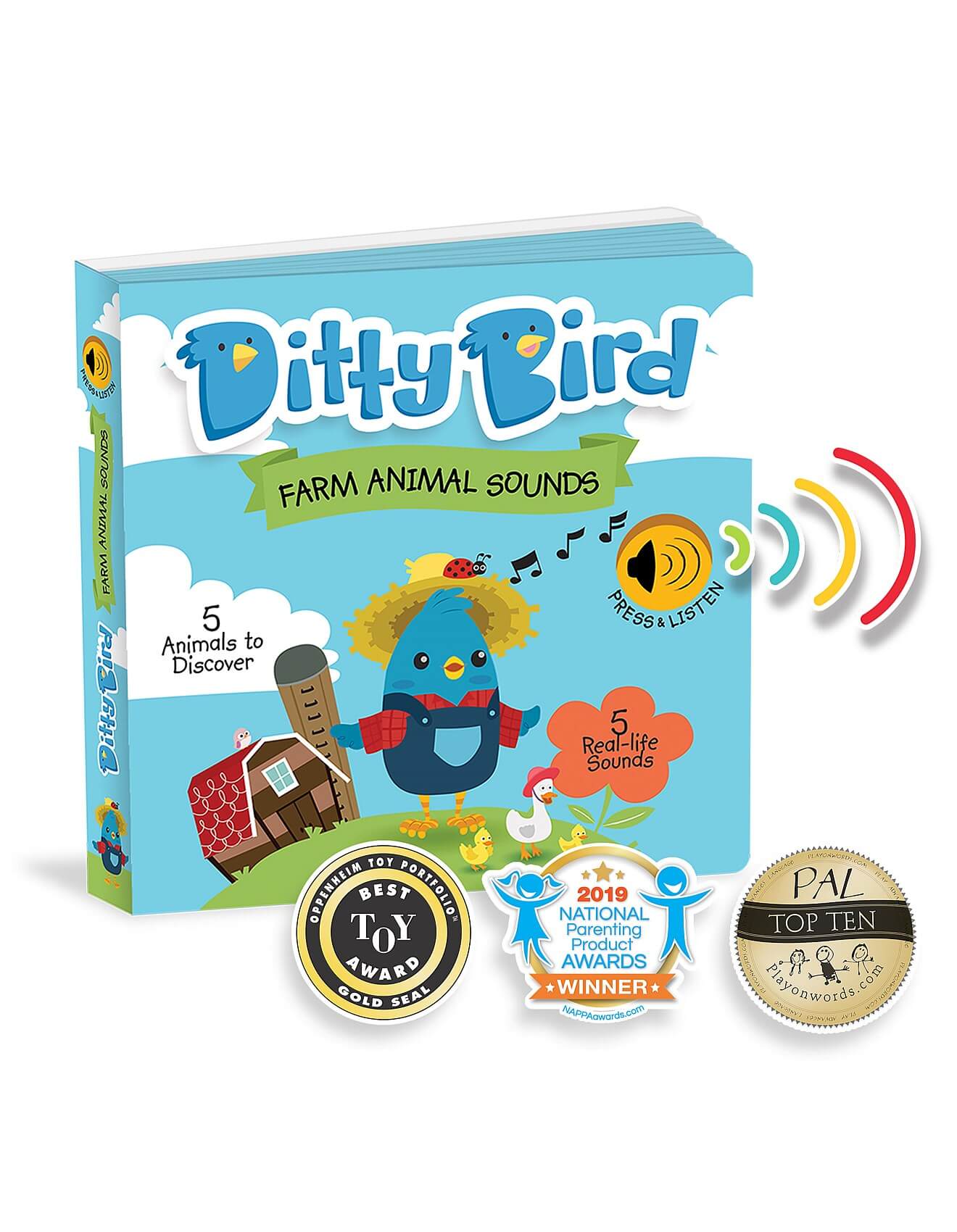 farmanimal (1) Ditty Bird Farm Animal Sounds Book
