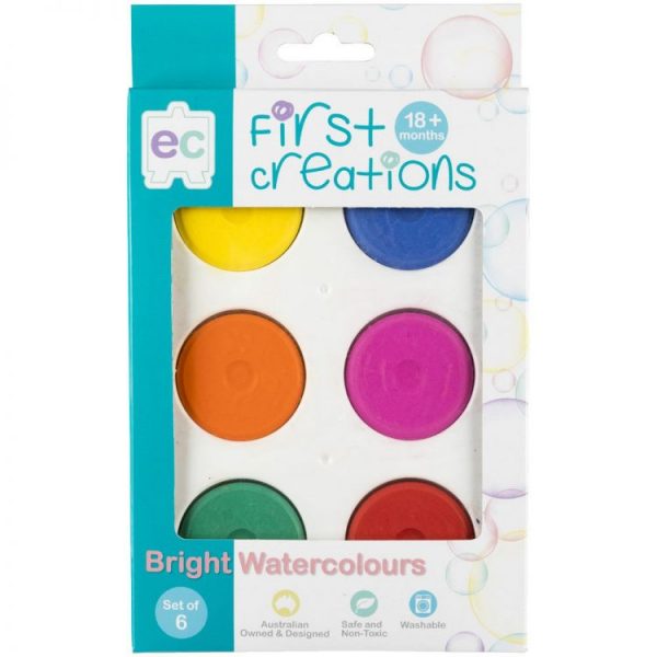 Watercolours Bright 6pk