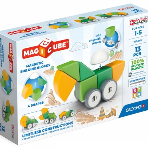 Geomag Magicube Shapes Recycled Wheels 13pcs