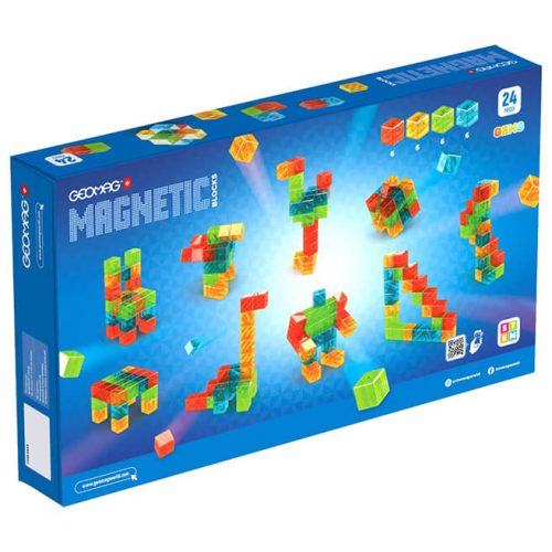 Geomag Magnetic Blocks Gems 24