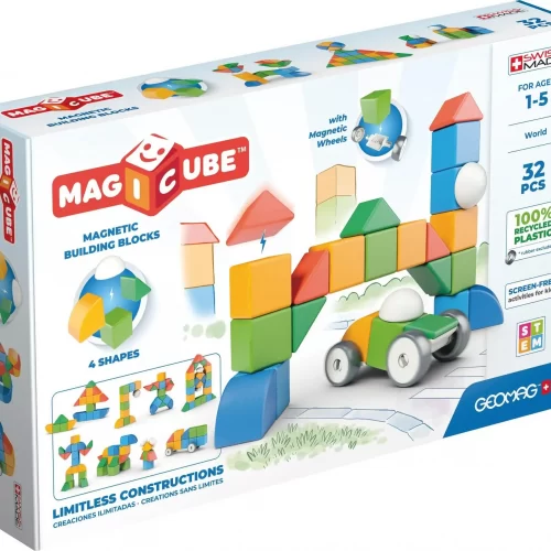 Geomag Magicube Shapes Recycled Wheels 32pcs