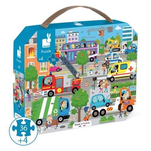 Janod City Puzzle 36pc