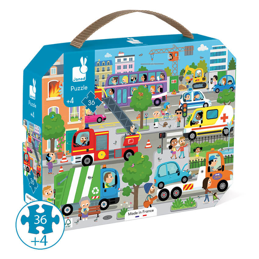 j026441 (1) Janod City Puzzle 36pc