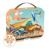 Janod Dino Panoramic Puzzle 100pc