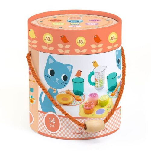 Djeco Kitten Snack Set 14 Pc