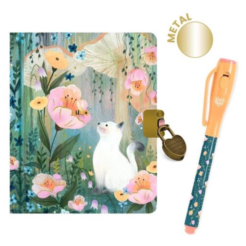 Djeco Kendra Little Secret Note Book with Magic Pen