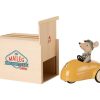 Maileg Mouse Car and Garage Yellow