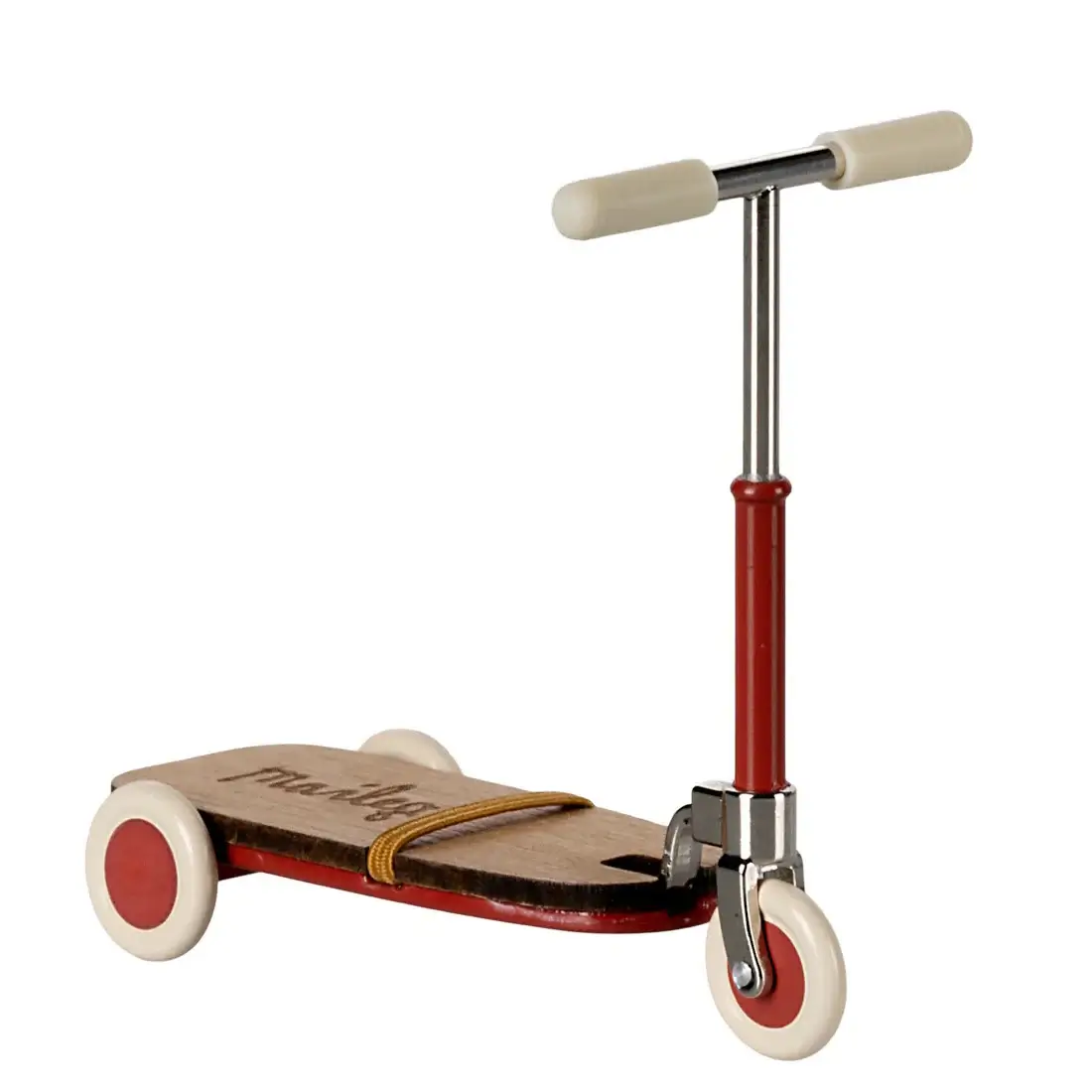 Maileg Kick Board Scooter Mouse Red