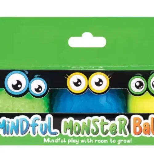 Mindful Monster Balls - Green, Blue, Yellow