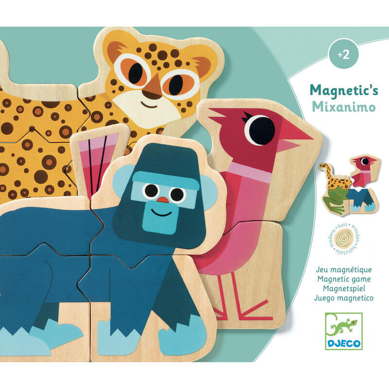 Djeco Wooden Magnetic Mixanimo Set