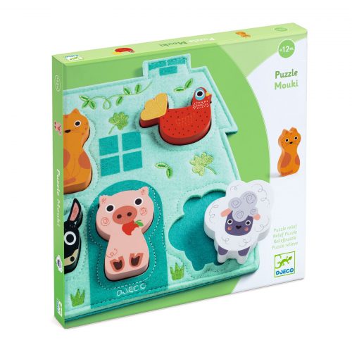 Mouki Wooden and Felt Puzzle