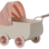 Maileg Pram Mouse Coral