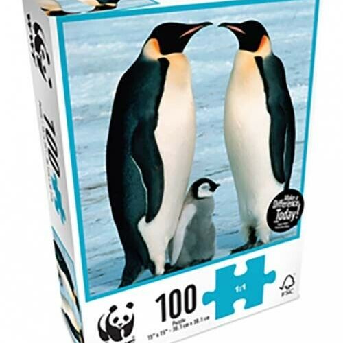 WWF Puzzle Penguins 100pce