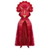 Red Triceratops Hooded Cape 4-5