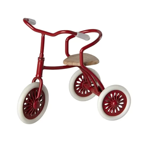 Maileg Abri Tricycle Mouse Red
