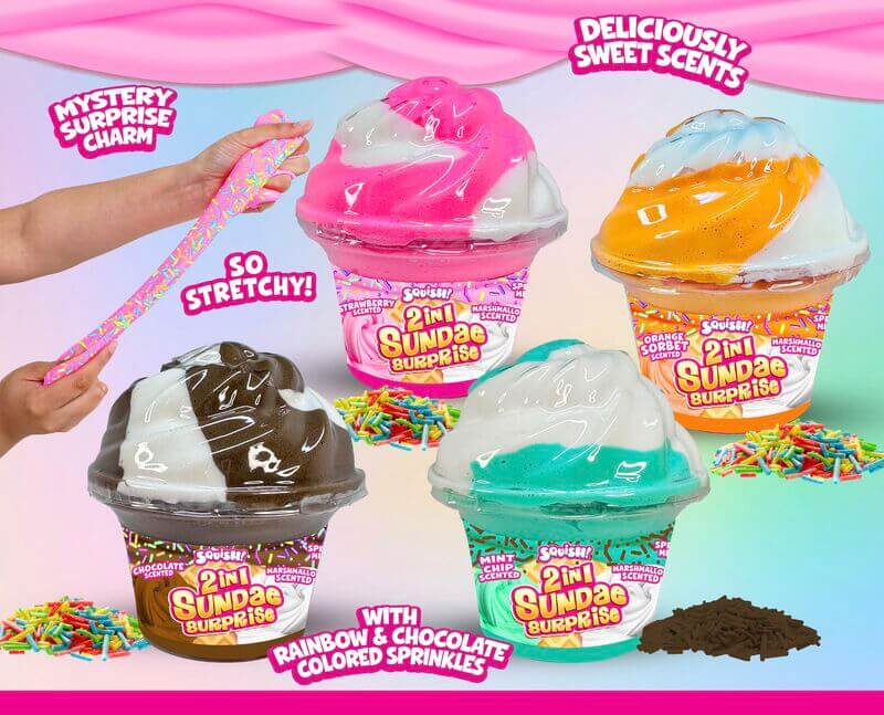 sundae (1) Squish Sundae Surprise Asstd