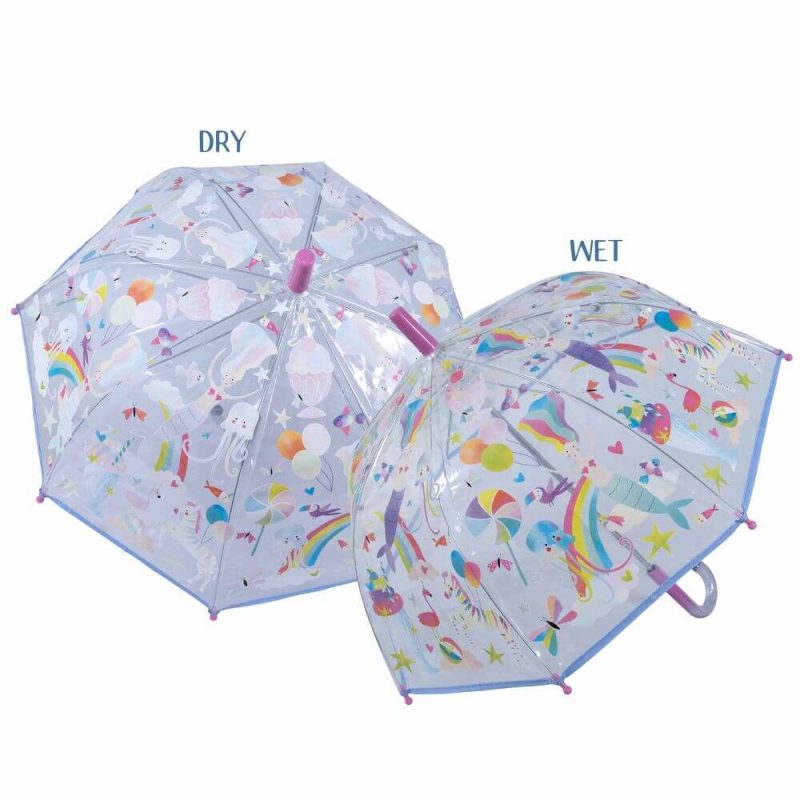 Colour Changing Umbrella - Transparent Fantasy