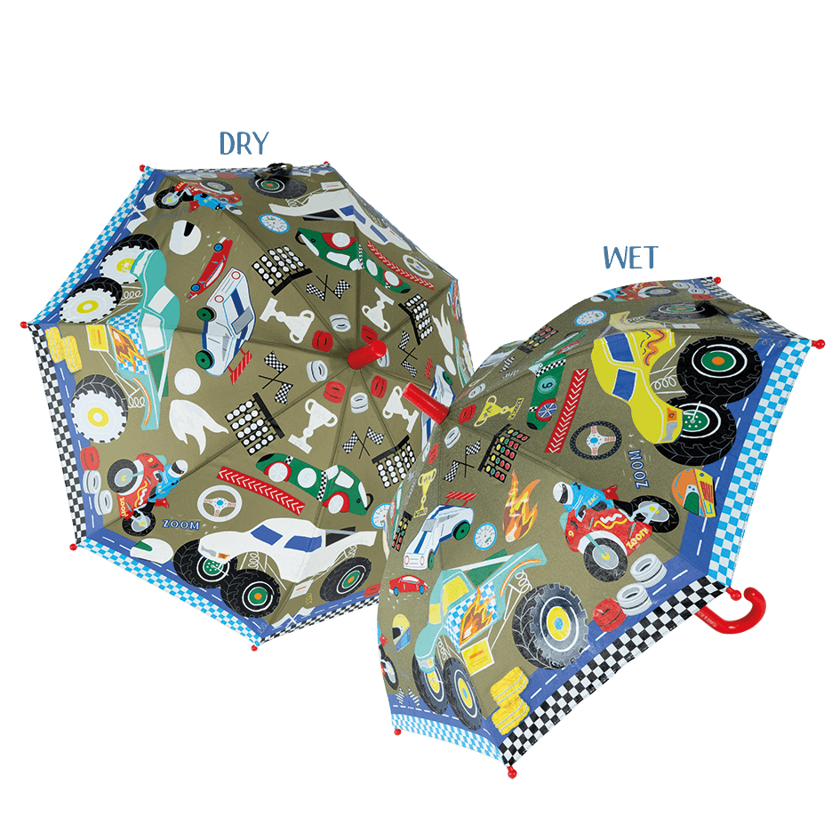 Colour Changing Umbrella - Cars