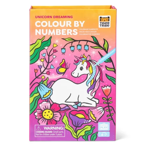 Unicorn Dreaming Colour By Numbers