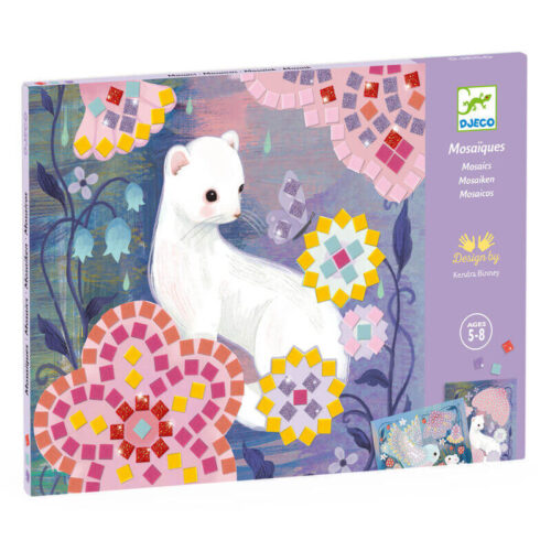 Djeco Woodland Foam Mosaic Collage Craft Kit